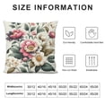 thumbnail image 5 of YANMS Pillow Covers Pink Flowers Home Spring Pillows Decorative Throw Pillows Floral Cushion Case Summer Decorations rmhouse Decor for White, 5 of 5