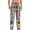 thumbnail image 3 of Daiia Cute Dogs Collage Men's Sleep Pant with Pockets and Drawstring,Pajama Pants-Small, 3 of 9