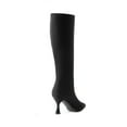 thumbnail image 3 of DREAM PAIRS Women's Knee High Boots, Pointed Toe Kitten Heel Dress Boots with Side Zipper, 3 of 7
