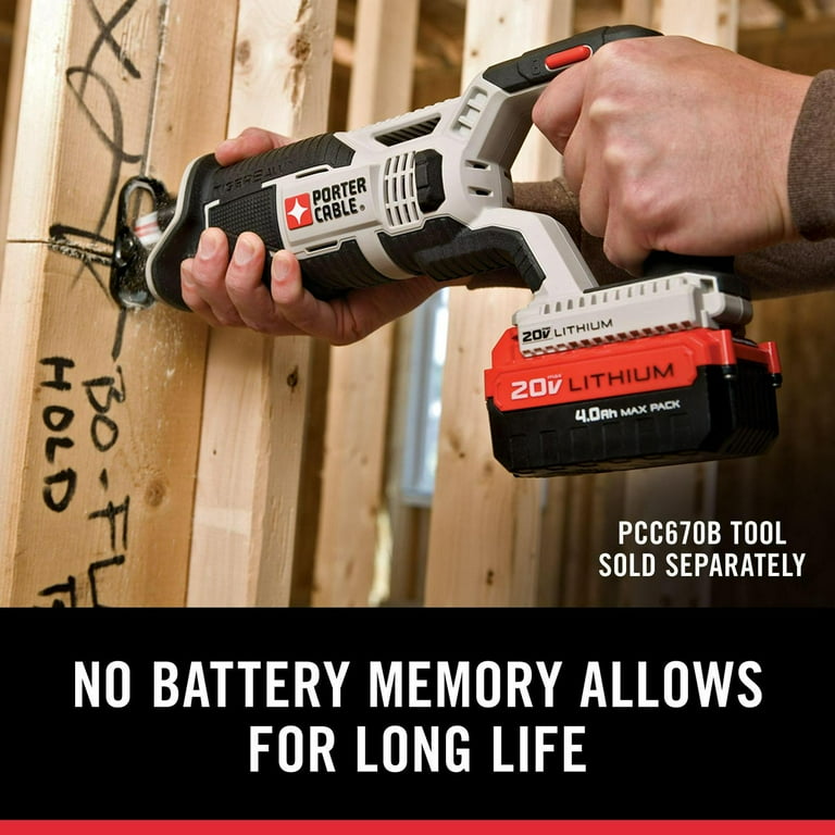 PORTER CABLE 20V Porter Cable Battery Charger and Battery 4Ah Kit Walmart