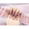 thumbnail image 3 of 24Pcs DIY Charmful Art Consejos de uñas mate naturales Presione en el Beige Zulema Tabletas de mejora de uñas, 3 of 5
