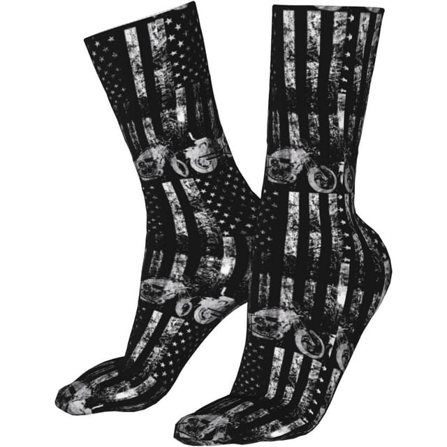 SEVEBJ Chaussettes Fantaisie Chaussettes Mi-Mollet Athlétiques Chaussettes de Sport Chaussettes de Course Chaussettes de Randonnée Cyclisme pour Femmes Hommes 16 Pouces Jaune