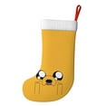 thumbnail image 2 of Adventure Time Jake Dog Christmas Stocking Fireplace Hanging Stocking Ornaments Party Home Christmas Tree Decorations Plush Stocking Holders Xmas Candy Gift Bag, 2 of 8
