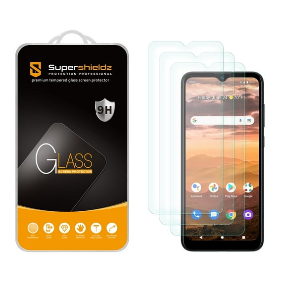 (3 Pack) Supershieldz Designed for AT&T (Maestro 3) Tempered Glass Screen Protector, Anti Scratch, Bubble Free