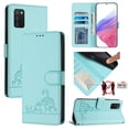 thumbnail image 2 of Samsung Galaxy A03S Case ,Cat PU Leather Crossbody Lanyard Strap RFID Magnetic Wallet Compatible with Samsung Galaxy A03S Cover, 2 of 5