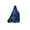 Blue, variant on QTOCIO Men's Large Capacity Chest Bag Multi-function Sports Shoulder Messenger Bag Multi Pocket Leisure Outdoor Durability Chest Backpack