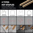 thumbnail image 3 of 50W Plastic Welding Machine Handheld Plastic Welder with 200 Staples Reusable Hot Stapler Car Bumper Crack Repair Machine for Dashboard Headlight Car Motorcycle Plastic Welding, 3 of 9