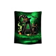thumbnail image 2 of Custom Halloween Throw Blanket 60"×78", Personalized Photo & Letter Print Soft Fleece Blanket, Spooky Holiday Decor for Bed & Sofa (B ,60"×78"), 2 of 6