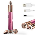 thumbnail image 1 of iMusthav 2 in 1 Eyebrow & Facial Hair Remover for Women Flawless Painless Electric Razor Trimmer Shaver 18K Gold-Plated, Rechargeable, 360° LED, 1 of 8