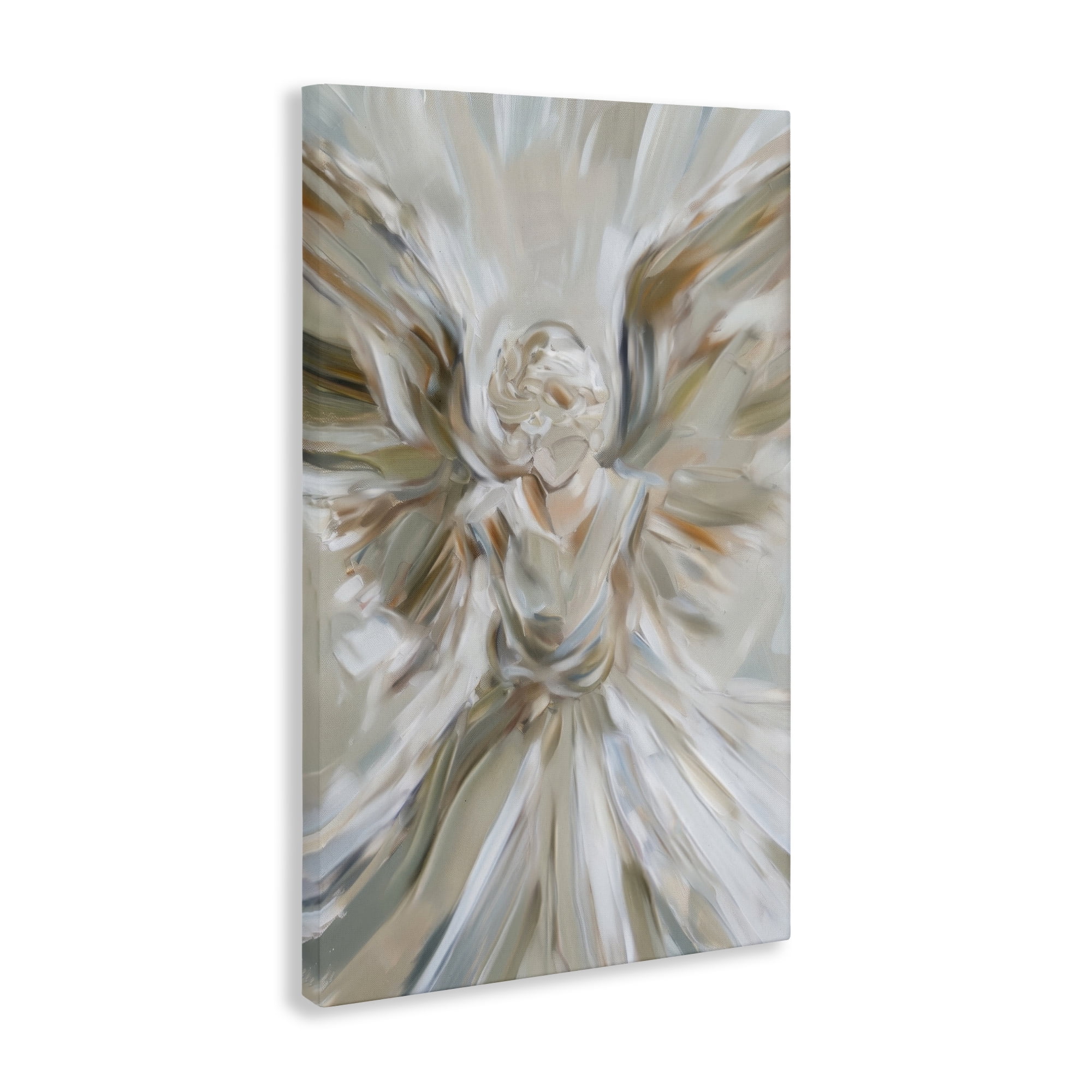 Stupell Industries Serene Angel with Flowing Wings Canvas Wall Art, design by Petal Prints Design