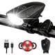 thumbnail image 1 of Juego de luces para bicicleta con bocina, faro, luz trasera y bocina recargables por USB, modos de iluminación a prueba de agua, se adapta a bicicletas de carretera y montaña, 1 of 5
