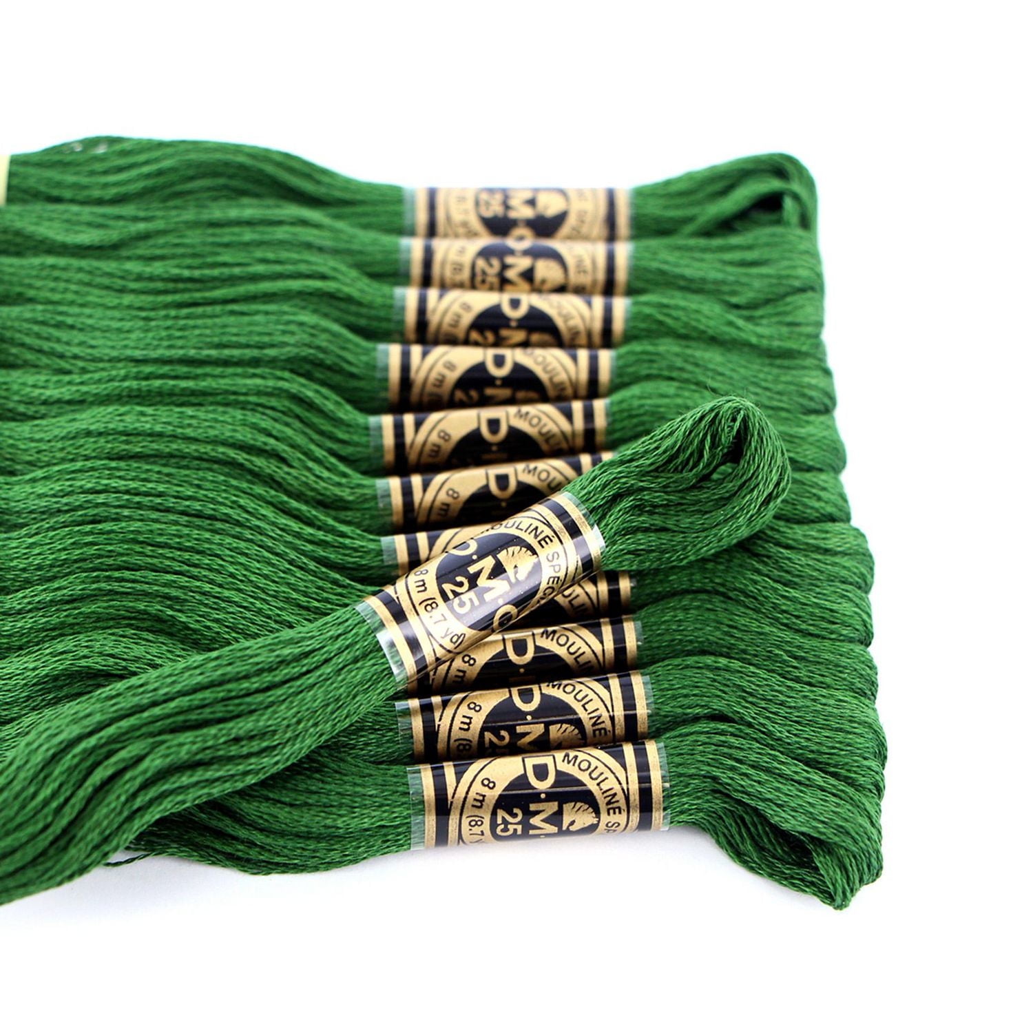 DMC Cotton 6 Strand Floss 8m – Green, 6 Strand