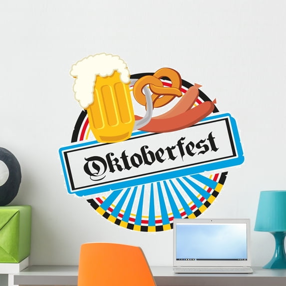 Oktoberfest Wall Mural Decal by Wallmonkeys Vinyl Peel and Stick Graphic (24 in H x 24 in W)