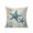 Turquoise Beige, variant on Outdoor Pillow Waterproof 1 Pack, Teal Starfish Coastal Patio Throw Pillows for Couch Bed Sofa with Insert, Vintage Summer Beach Nautical Decorative Travel/Reading/Camping Pillow Set 18x18 Inch