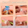 thumbnail image 3 of Juego De Ganchillo De Animales, Kit De Ganchillo, Suministros Educativos Para Manualidades, Relajantes Para Principiantes Y Niños, 3 of 8
