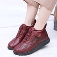 thumbnail image 5 of YLYL Women Winter Snow Boots Waterproof Non Slip Soft Warm Fur Lined Slip on Walking Shoes, 5 of 9