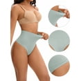 thumbnail image 3 of Unique Bargains Women's Tummy Control High Waist Shaping Panties S Blue, 3 of 6