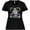 AB-Black, variant on Daytona Beach Florida Cute Swimming Manatee Women's Plus Size T-Shirt