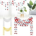 thumbnail image 4 of Clearance Wall stickers under $1,Patriotic Star Streamers Garland Red White Blue Bunting Banner Paper Hanging Decorations For 4th Of July American Independence Day Labor Day Holiday Memorial Day, 4 of 9