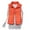 Orange, variant on WCMZJ Women's Puffer Vests Lightweight Sleeveless Winter Stand Collar Zip Pockets Puffy Jacket Padded Gilet Hot Pink S