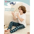thumbnail image 4 of Pantalón de pijama a cuadros para niños PATPAT con cintura elástica suave, 4 of 6