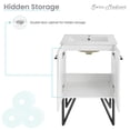 thumbnail image 6 of Annecy 24" Bathroom Vanity in Mondrian White, 6 of 7