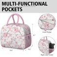 thumbnail image 6 of Womens Pioneer Flower Floral Print Pattern Lunch Box for Work,Insulated Lunch Bag for Women,Loncheras Para Mujer,Leakproof Adult Lunch Bag for Work,Beach,Travel,Picnic,Camping, 6 of 7
