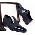 thumbnail image 3 of Zapatos de hombre de primavera y otoño, zapatos de vestir de negocios de talla grande para jóvenes, zapatos de cuero para hombres, 3 of 6