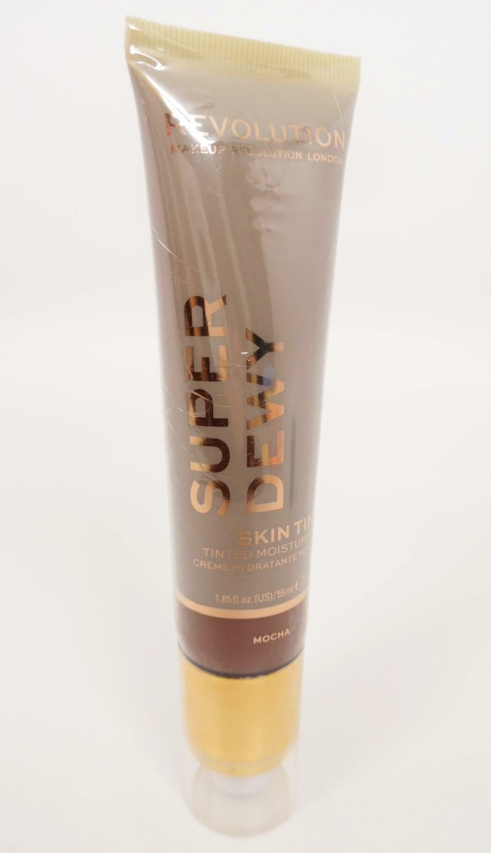 Revolution Super Dewy Tinted Moisturizer, Light Coverage Makeup, Mocha