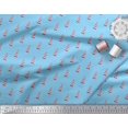 thumbnail image 2 of Soimoi Viscose Chiffon Fabric Dot & Light House Shirting Print Fabric by The Yard 42 Inch Wide, 2 of 3