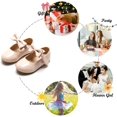 thumbnail image 5 of Toddler Flower Girl Dress Shoes - Girl Ballet Flats Party School Shoes Wedding, 5 of 6