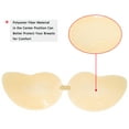 thumbnail image 3 of LELINTA Invisible Silicone Bras for Women, Self Adhesive Strapless Bra with Drawstring, Reusable Push Up Bra, Upgrade style, Beige/ Black, 3 of 6