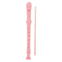 1 Set of Soprano Recorder 8 Holes Instrument Beginners Leaning Recorder Flute with Cleaning Rods