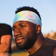 thumbnail image 4 of Suddora Non Slip 3.5" Tapered Twist Tie-Dye Headband - Fashion, Summer, Beach, Outdoor and Sports, 4 of 6