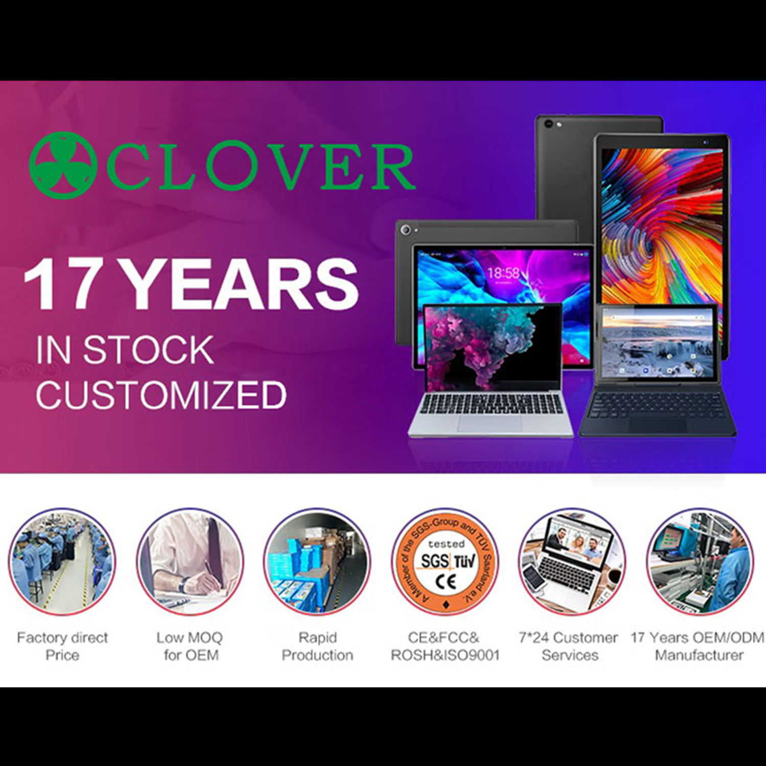 CLOVERTEK G11 4G LTE Tablet Android 13 4GB+64GB storage 5+8MP Camera long lasting battery
