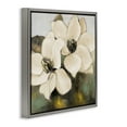 thumbnail image 4 of Stupell Industries Magnolia Blossom Duo Botanical & Floral Painting Gray Floater Framed Canvas Art Print Wall Art, 18 x 18, 4 of 10