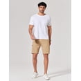 thumbnail image 3 of COOFANDY Mens Hybrid Casual Golf Shorts 9" Stretch Lightweight Quick Dry Summer Hiking Travel Shorts with Zipper Pockets, 3 of 6