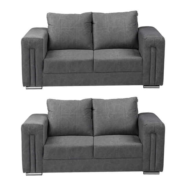 Sala 2-2 TRINITY Taos ( 2 piezas Love Seat ) Gris Chels