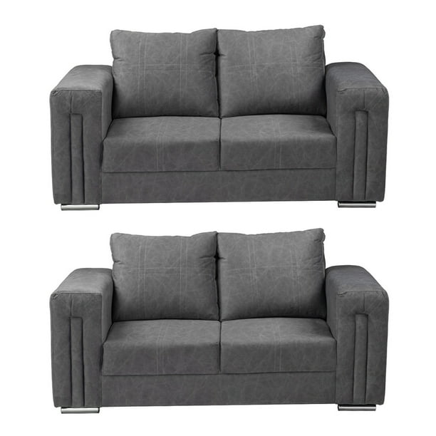 Sala 2-2 TRINITY Taos ( 2 piezas Love Seat ) Gris Chels