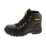 Caterpillar Mens Outline Steel Toe Construction Boot BLACK