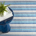 thumbnail image 6 of Dash & Albert Always Greener Machine Washable Rug, 2' 6" x 8', Blue/Grey, 6 of 7