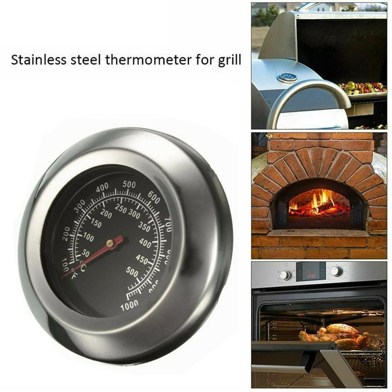 BBQ Grill Temperature Gauge, Barbecue Pizza Oven Thermometer 