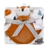Parent's Choice 2-Piece Woodland Fox Baby Blanket and Fox Lovie Set, Unisex, Infant, Plush