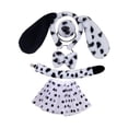 thumbnail image 2 of Conjunto de orejas de perro Yuyangstore con cola larga y diadema para disfraz de cachorro, 2 of 8