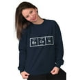 thumbnail image 4 of Ba Co N Bacon Food Science Nerd Geeky Sweatshirt for Men or Women Brisco Brands M, 4 of 6