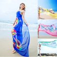 thumbnail image 5 of Lady Sexy Beach Chiffon Sarongs Hawaiian Swimsuit Cover-up Wraps Hibiscus Print Plus Size Swim Bikini Scarf, 5 of 5