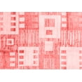 thumbnail image 1 of Ahgly Company Machine Washable Indoor Rectangle Abstract Red Modern Area Rugs, 5' x 8', 1 of 4