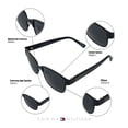thumbnail image 5 of Lentes de Sol Tommy Hilfiger Hombre X62030 Outlook Negro con Filtro 100% UV, 5 of 5