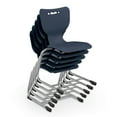 thumbnail image 3 of Hierarchy Cantilever School Chair, 5 Pack, 14" Height, Chrome Frame, Navy Shell, 3 of 3