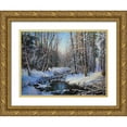 thumbnail image 1 of Cernov, Ivan 24x19 Gold Ornate Wood Framed with Double Matting Museum Art Print Titled - Where February meets the Spring I, 1 of 4